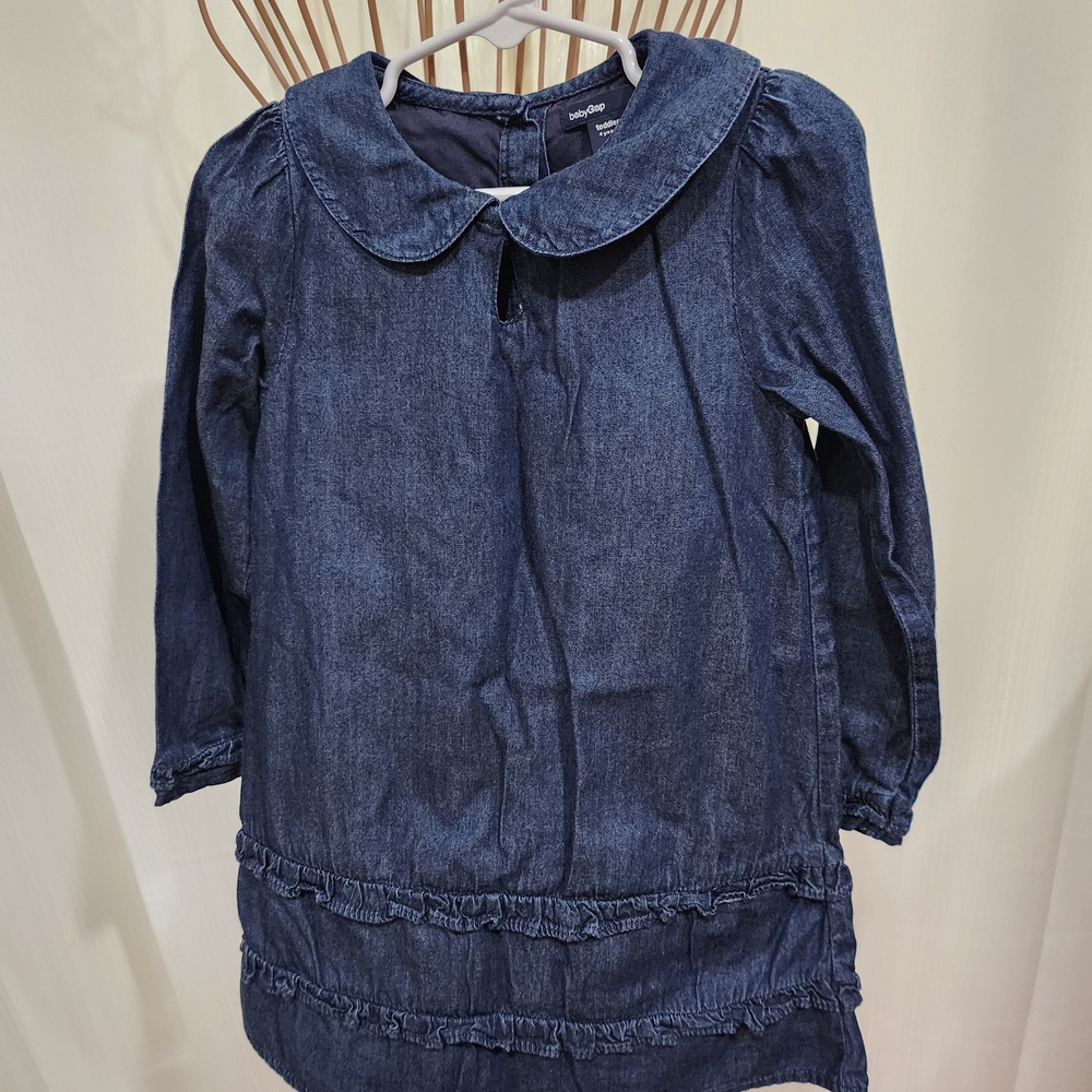 GAP Kids Casual Denim Dress - Blue